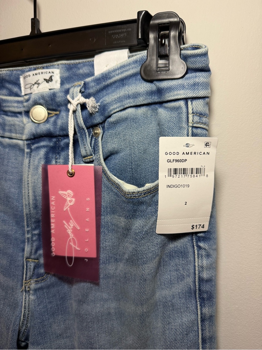 NWT Good American + Dolly Joleans Flare denim jeans. 2/26 - Picture 4 of 10